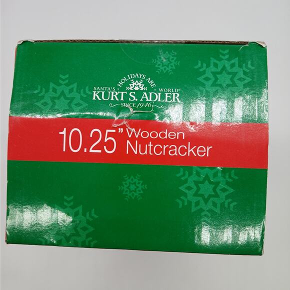 Kurt Adler Chubby Mexican Wooden Nutcracker Christmas Table Top 10.25-Inch NEW - Picture 7 of 9